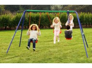 Delta Double Swing and SeeSaw Swing Set