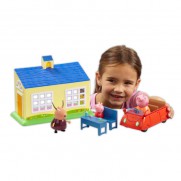 Peppa Pig School and Family Car Playset